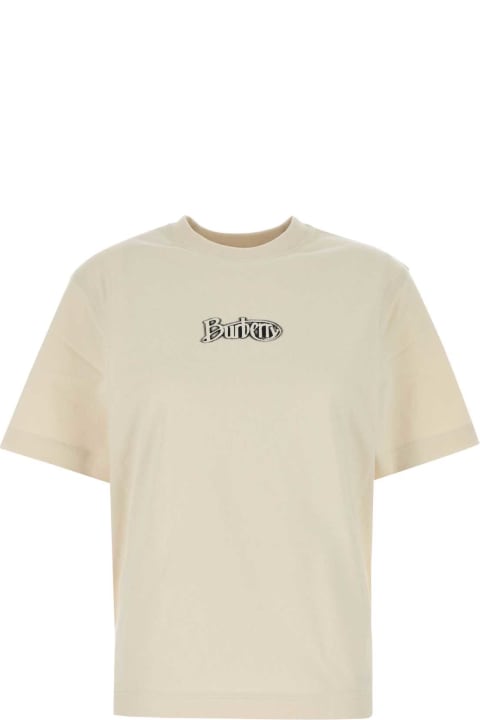 Topwear for Women Burberry Sand Cotton T-shirt