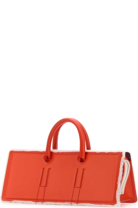 Bags for Women Dentro Coral Leather Otto Handbag