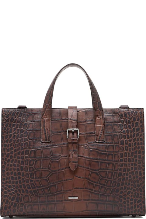 Homeware Emporio Armani Leather Briefcase