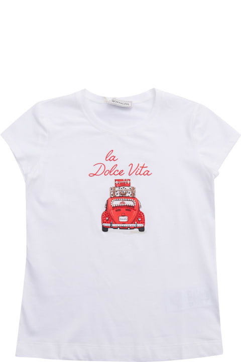 Homeware Monnalisa La Dolce Vita Printed T-shirt