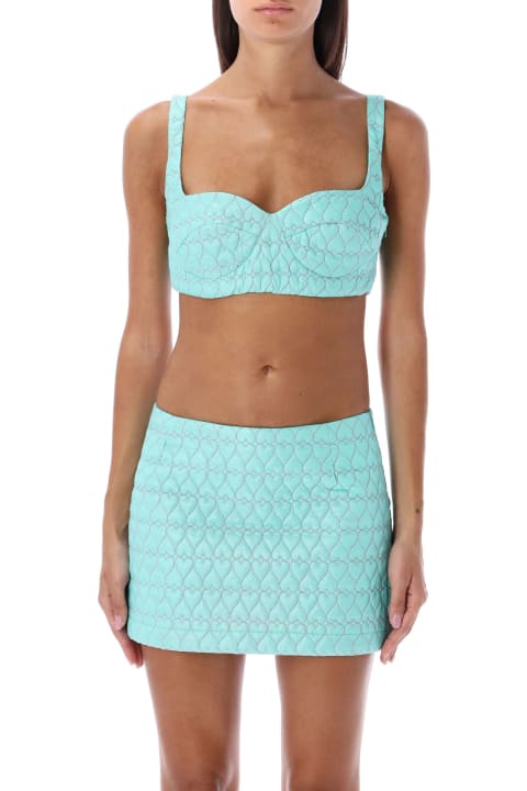 Quilted Hearts Bra Top