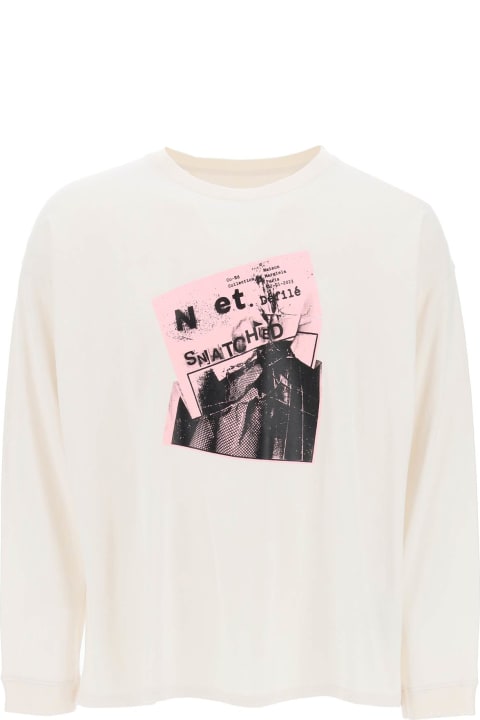 Fashion for Men Maison Margiela Long-sleeved T-shirt With Print