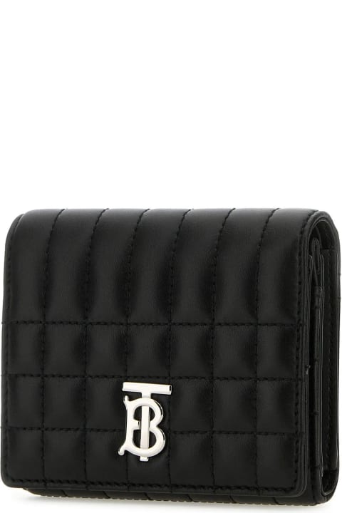 Black Leather Small Lola Wallet