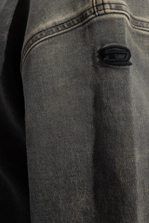 Diesel Fleeces & Tracksuits for Men Diesel D-krib Logo Embroidered Sweatshirt