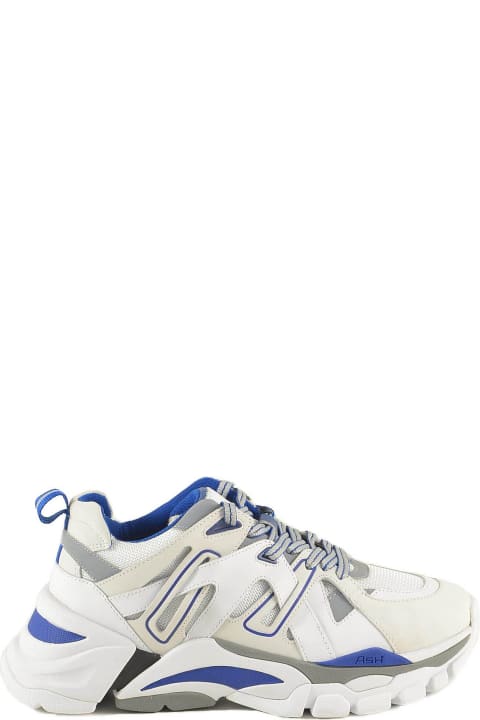 Men's White / Blue Sneakers