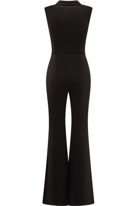 Moschino for Women Moschino Plunging V-neck Darted Waist Jumpsuit