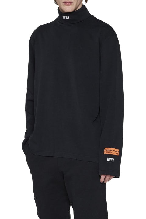 HERON PRESTON for Men HERON PRESTON Hpny Embroidered Rollneck Sweatshirt