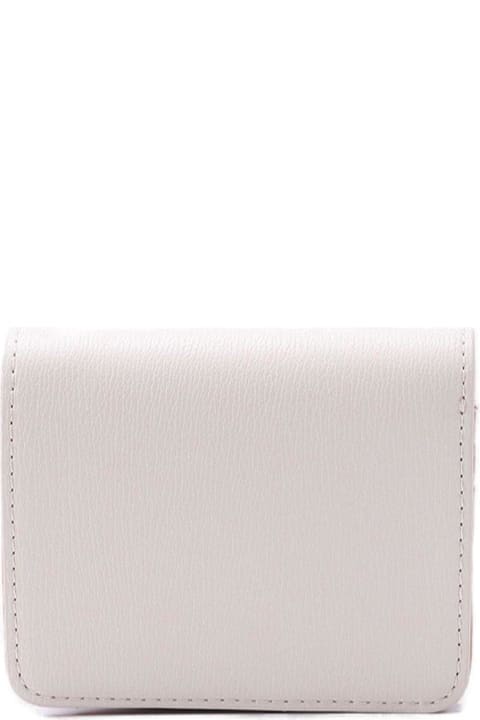 ウィメンズ Moschinoの財布 Moschino Logo-plaque Press-stud Fastened Bi-fold Wallet