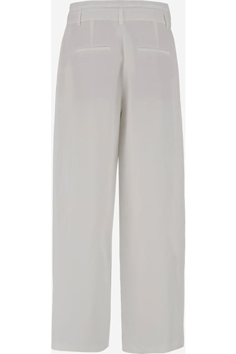 Vince for Women Vince Viscose Blend Double-belted Pants