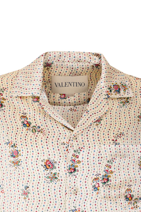 Homeware Valentino Garavani Papier Floral Print Bowling Shirt