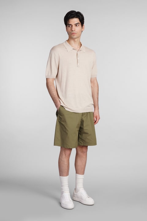 Low Brand Clothing for Men Low Brand Combo Shorts In Green Cotton