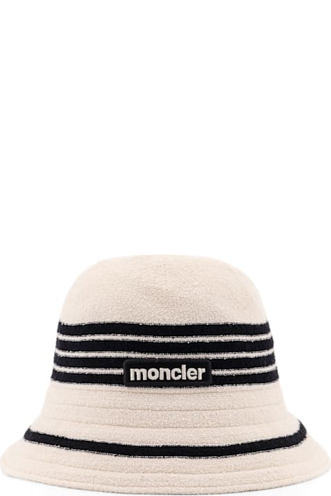 Hats for Women Moncler Bucket Cotton Blend Hat