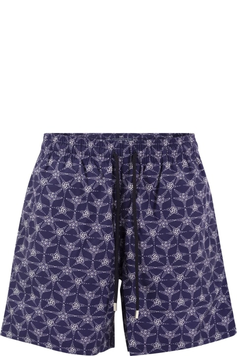 Swimwear for Men Vilebrequin Star Patterned Beach Shorts