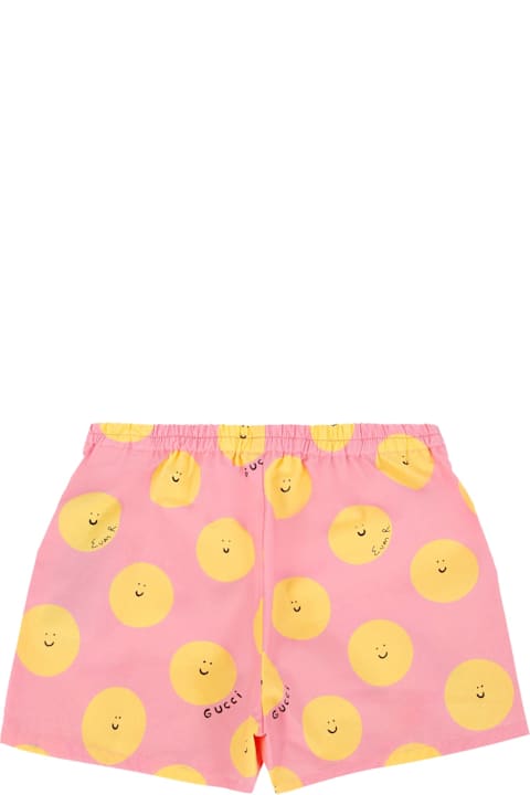 Fashion for Women Gucci Pink Shorts For Baby Girl With Sun