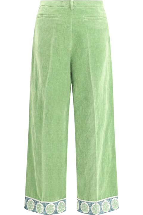 Homeware Valentino Garavani Green Velvet Pant