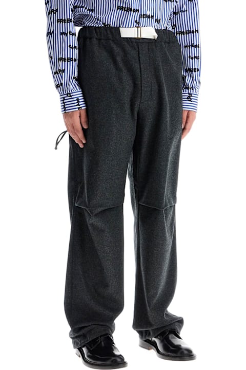 DARKPARK الملابس لـ القسم الرجالي DARKPARK Jordan Woolen Pants