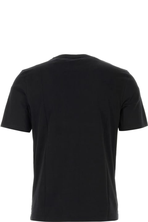 Maison Kitsuné Topwear for Men Maison Kitsuné Black Cotton T-shirt