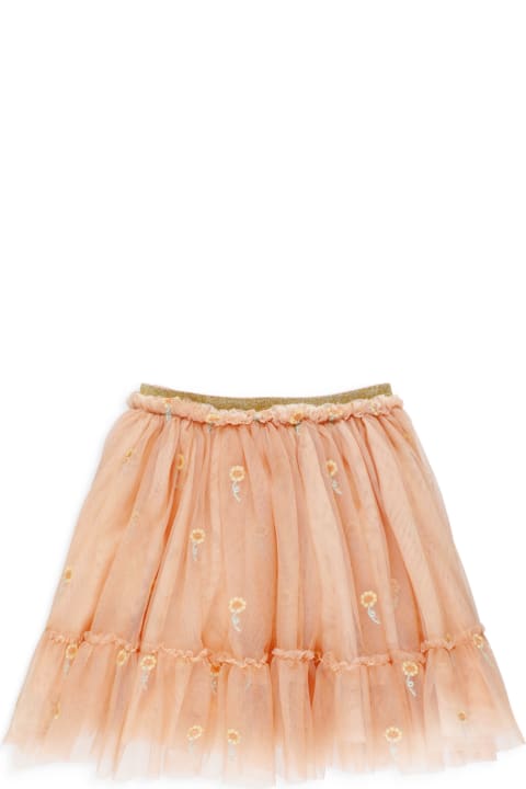 Stella McCartney Bottoms for Baby Girls Stella McCartney Sunflower Embroidery Skirt