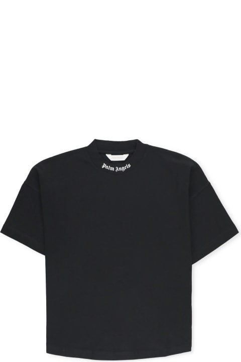 Topwear for Boys Palm Angels T-shirt With Logo