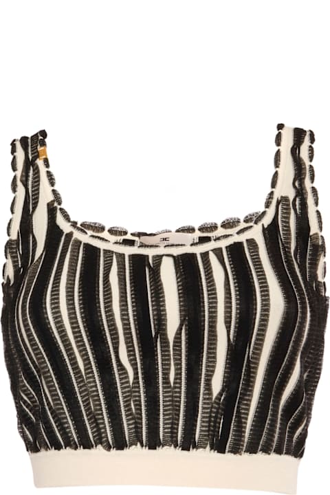 Homeware Elisabetta Franchi Micro-ruffles Top
