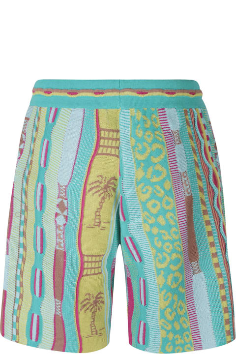 Laneus Pants for Men Laneus Jacquard Shorts