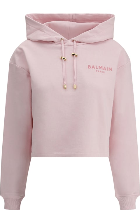 Balmain Sale for Women Balmain Cropped Hoodie