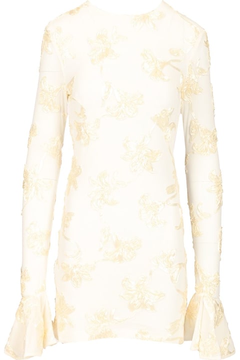Rotate by Birger Christensen Dresses for Women Rotate by Birger Christensen Floral Mesh Mini Dress