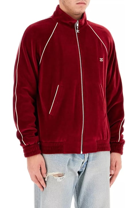 Celine for Men Celine Triomphe Velvet Swetshirt