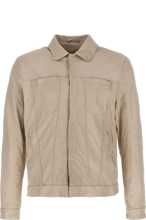 Giorgio Brato Coats & Jackets for Men Giorgio Brato 'trucker' Leather Jacket