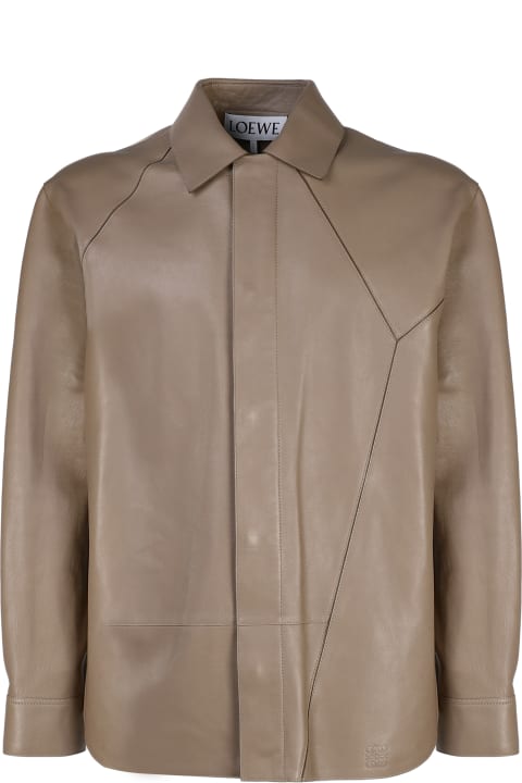 Loewe Coats & Jackets for Men Loewe Puzzle Jacket In Calfskin