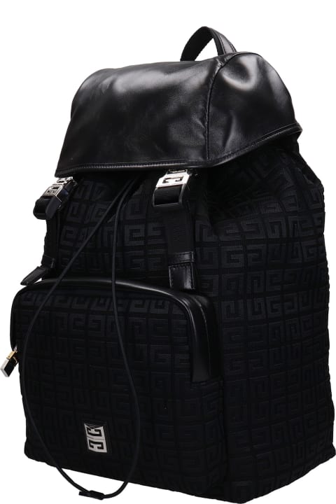 4g Light Backpack In Black Cotton