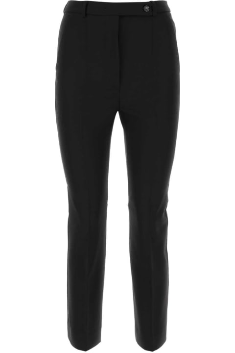 SportMax Pants & Shorts for Women SportMax Black Wool Navetta Pant