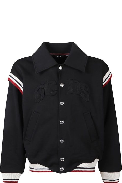 GCDS Coats & Jackets for Women GCDS Collared Jersey Logo Bomber