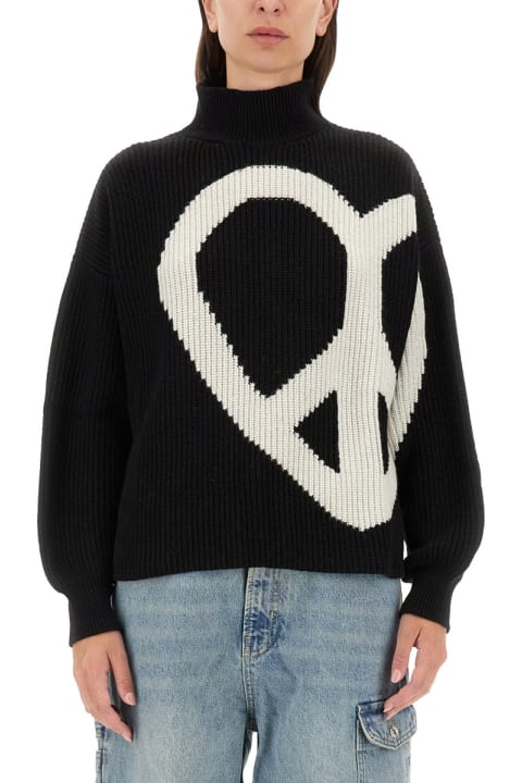 M05CH1N0 Jeans Sweaters for Women M05CH1N0 Jeans Jersey With Logo
