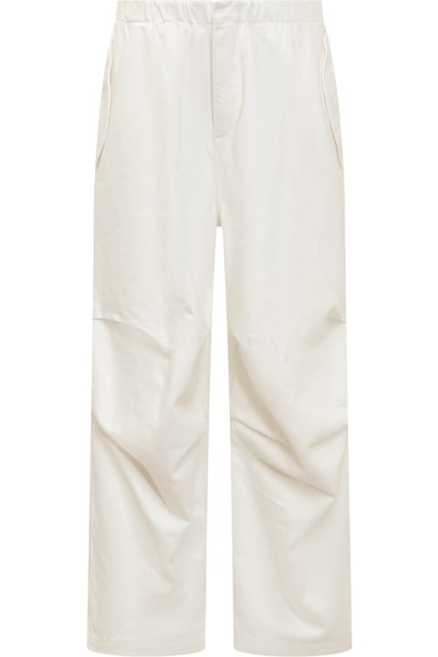 Homeware Jil Sander White Cotton Pants