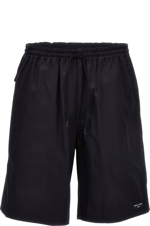 Comme des Garçons Homme Pants for Men Comme des Garçons Homme Logo Cotton Bermuda Shorts