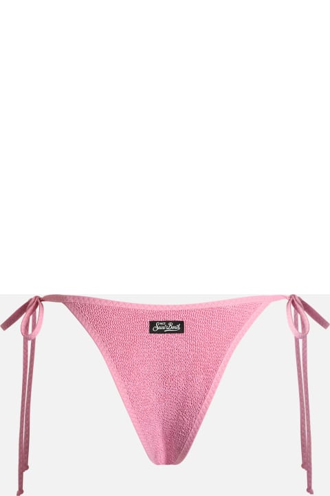 Homeware MC2 Saint Barth Woman Crinkle Cheeky Swim Briefs