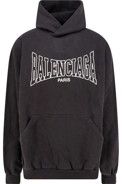 Balenciaga for Women Balenciaga Logo Print Hoodie