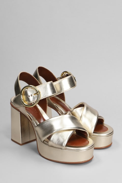 See by Chloé Sandals for Women See by Chloé Lyna Sandals In Platinum Leather