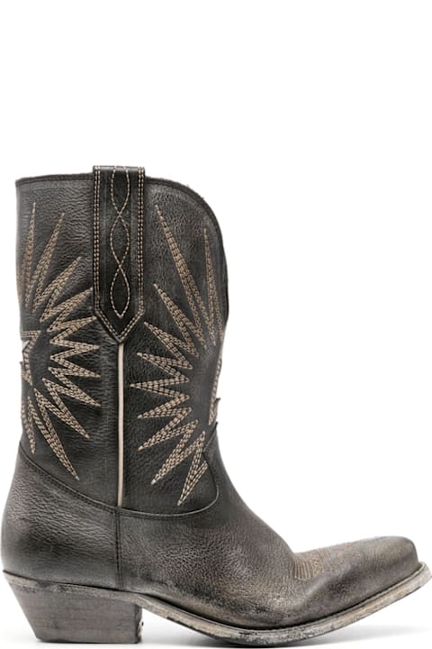 Golden Goose Wish Star Leather Sneakers