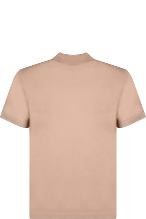 Shirts for Men Burberry Eddie Tb Beige Polo Shirt