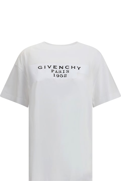 Homeware Givenchy Boxy Cotton T-shirt With Givenchy Tape Print