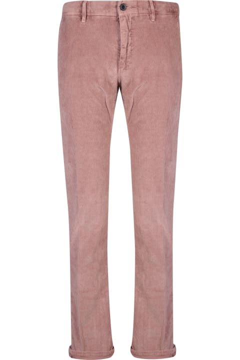Incotex Clothing for Men Incotex Veltev Pink Trousers