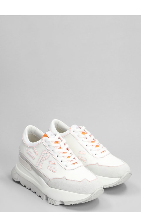 Shoes for Women Ruco Line Aki Sneakers In White Leather