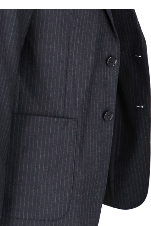 Ami Alexandre Mattiussi Coats & Jackets for Men Ami Alexandre Mattiussi Pinstripe Single-breasted Blazer