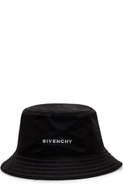 Hats for Men Givenchy Logo Bucket Hat