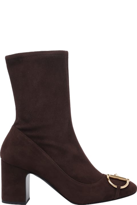 Gucci Half Horsebit Ankle Boots