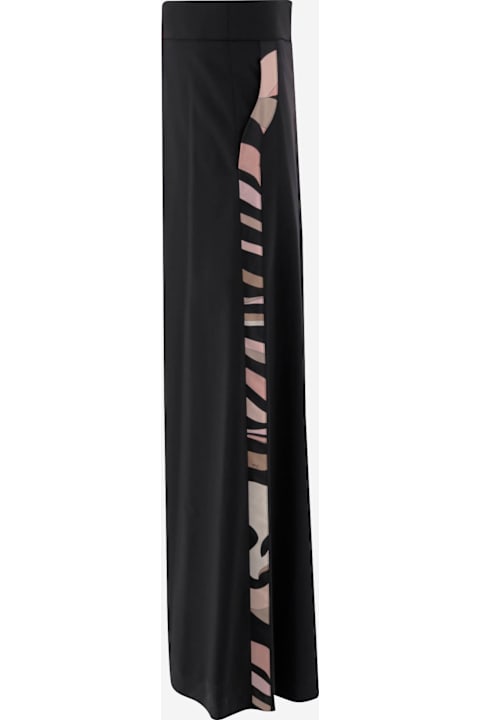 Pucci for Women Pucci Pantaloni A Palazzo In Misto Lana