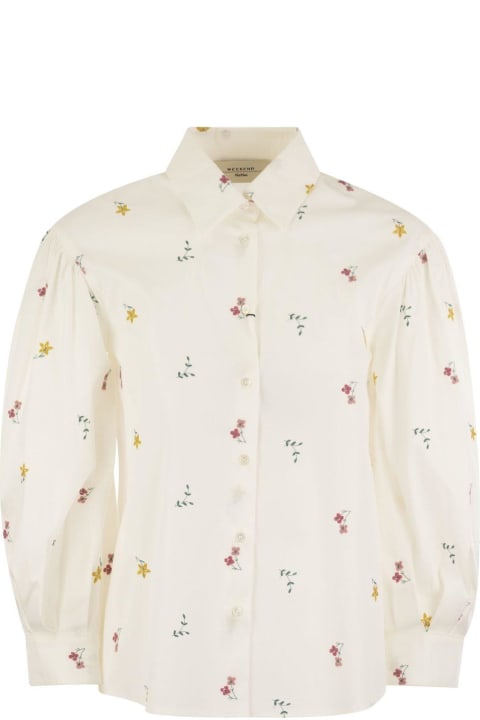 Weekend Max Mara Topwear for Women Weekend Max Mara All-over Floral Patterned Long-sleeved Shirt