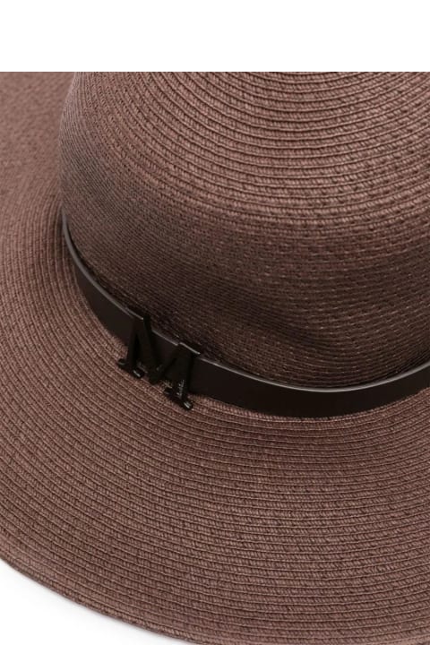 Max Mara Hats for Women Max Mara Brown Musette Hat